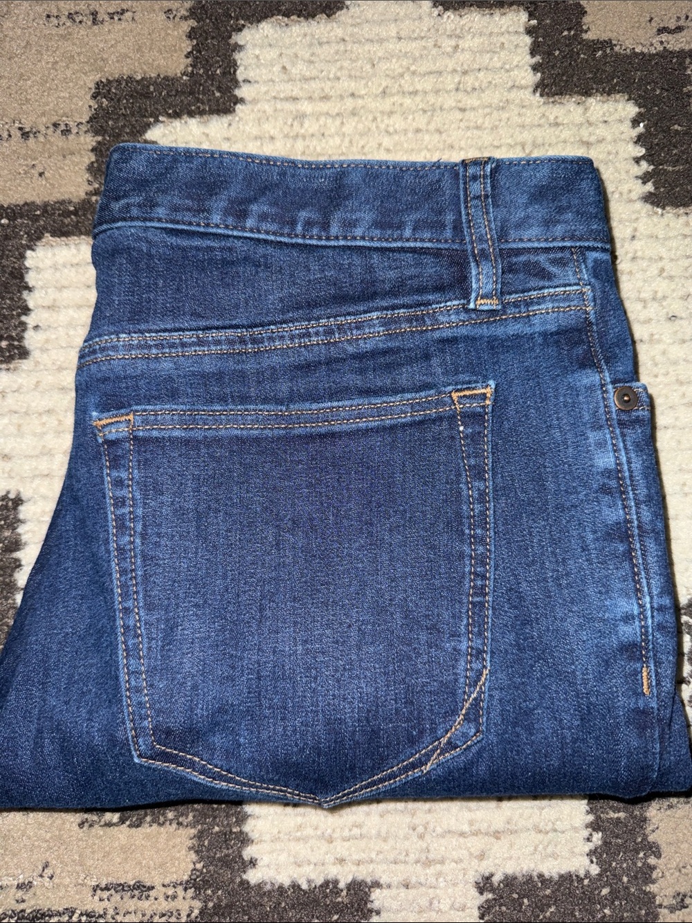 Banana Republic Slim Traveler Jeans Dark Mid Wash 33x30 - Picture 4 of 4